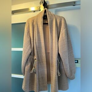 7 for All Mankind Light Brown Cardigan